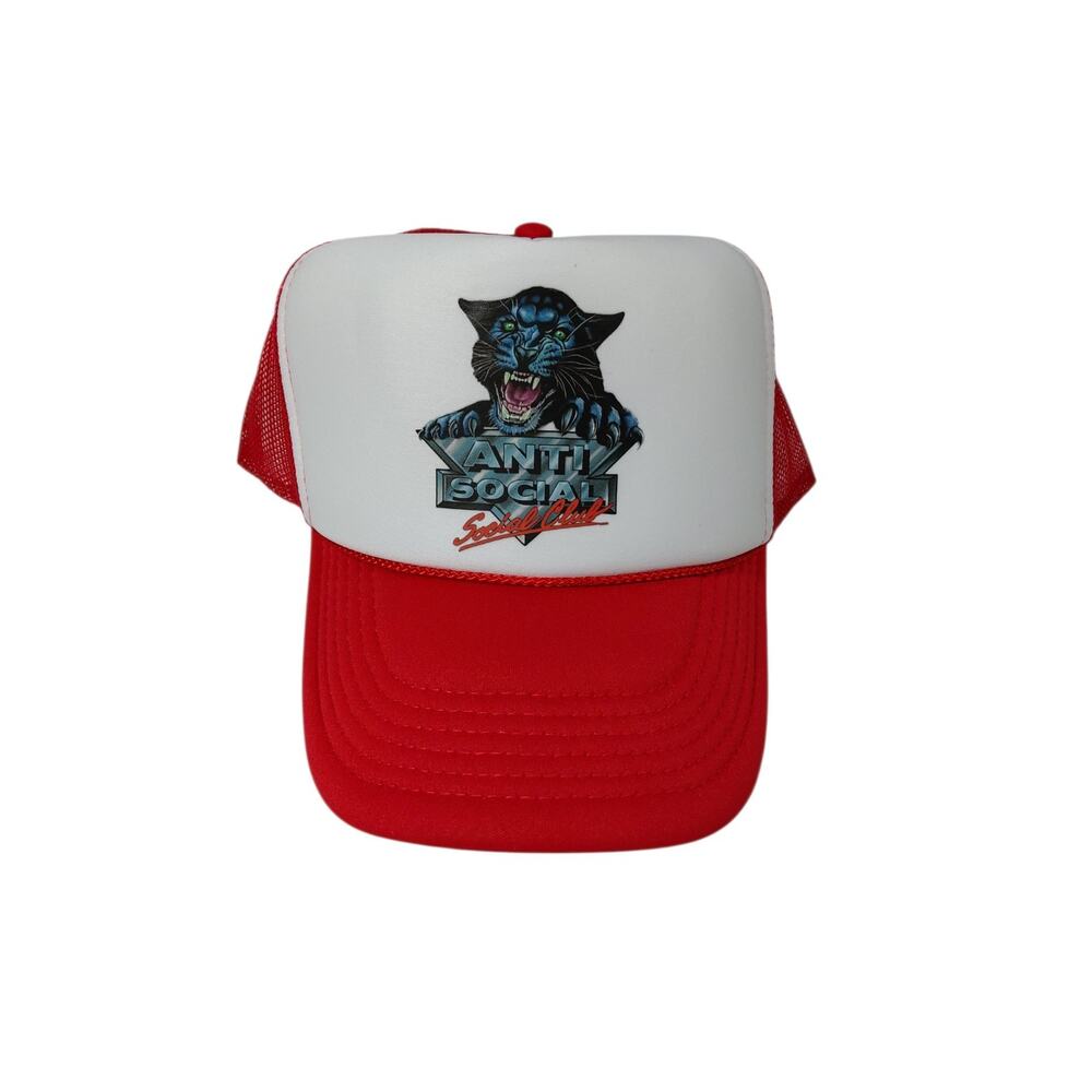 Anti Social Social Club Panter Trucker Cap Snap Back Brand New